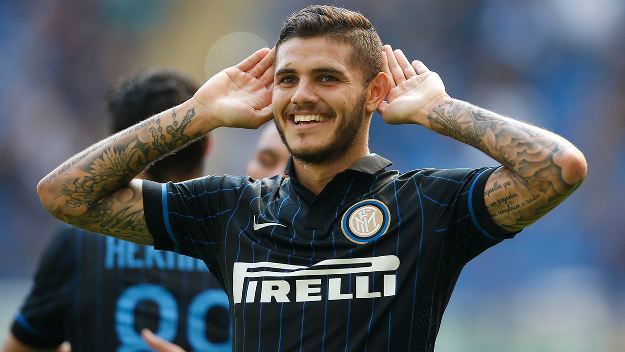 Inter Milan 2014-15 Home Jersey Icardi #9 Kit - M *BWNT*