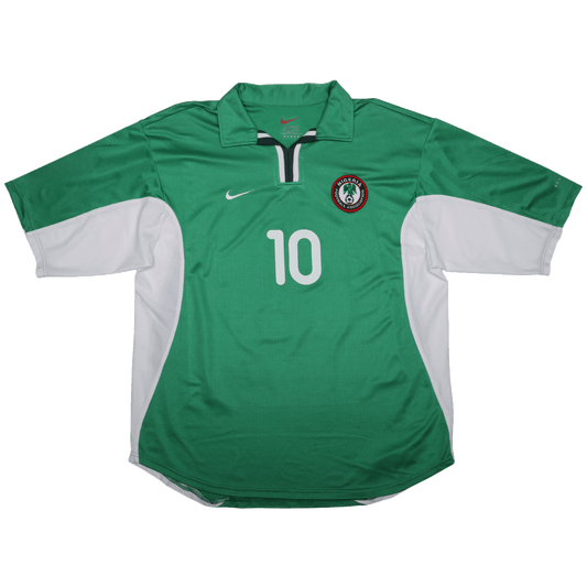 Nigeria 2000-01 Home Jersey Jay-Jay Okocha #10 Kit - (8/10) - XL