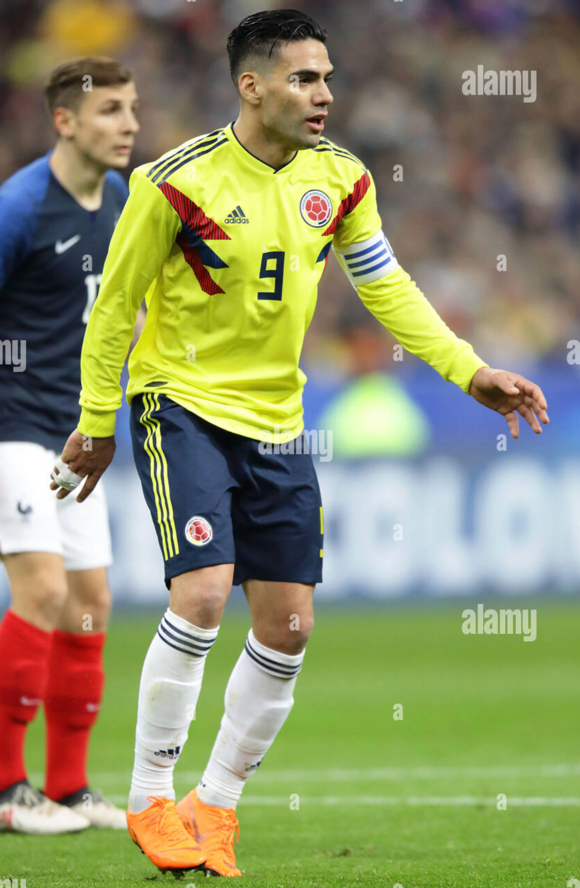 Colombia 2018 Home Jersey Radamel Falcao 9 L/S Kit - XL *BNWT*