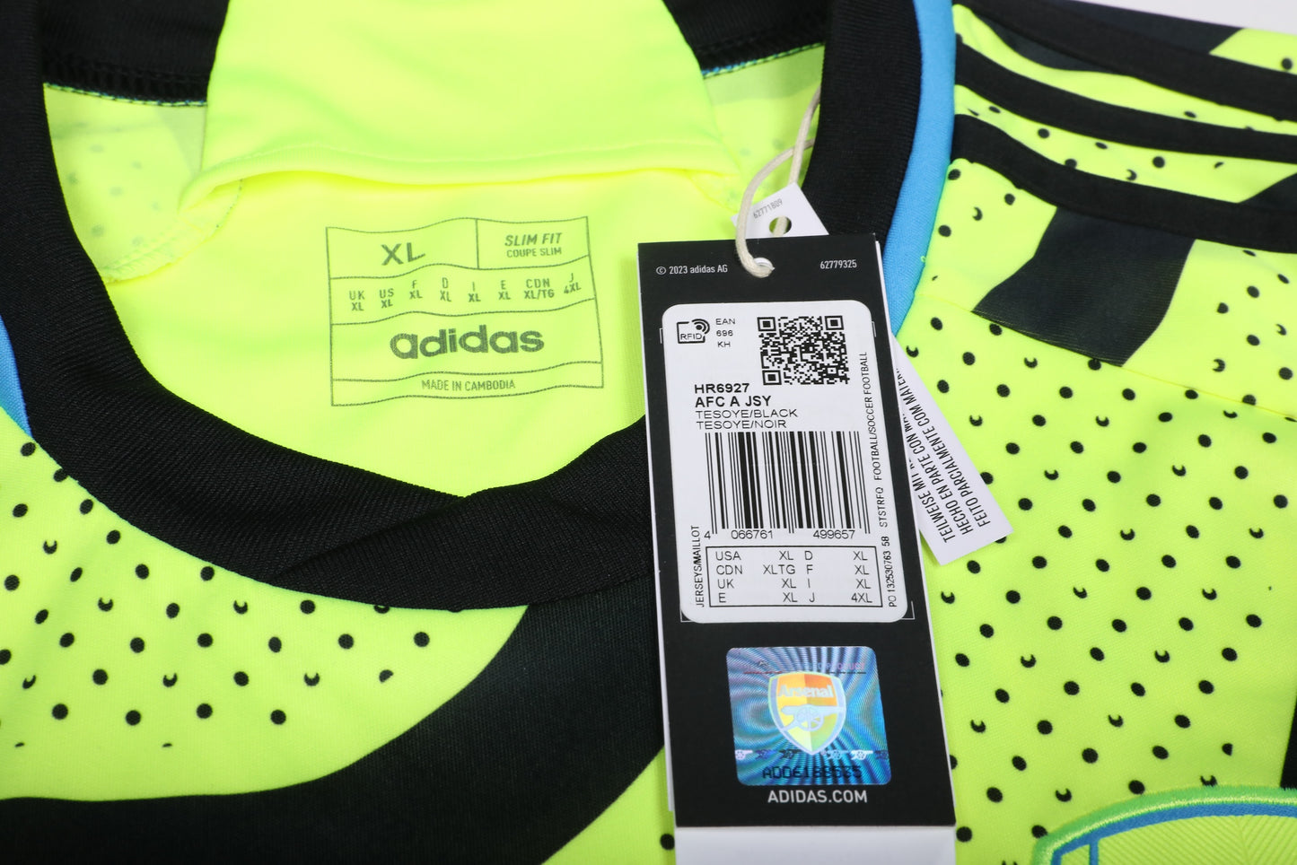 Arsenal 2023-24 Away Jersey Odegaard #8 Kit - XL *BNWT*