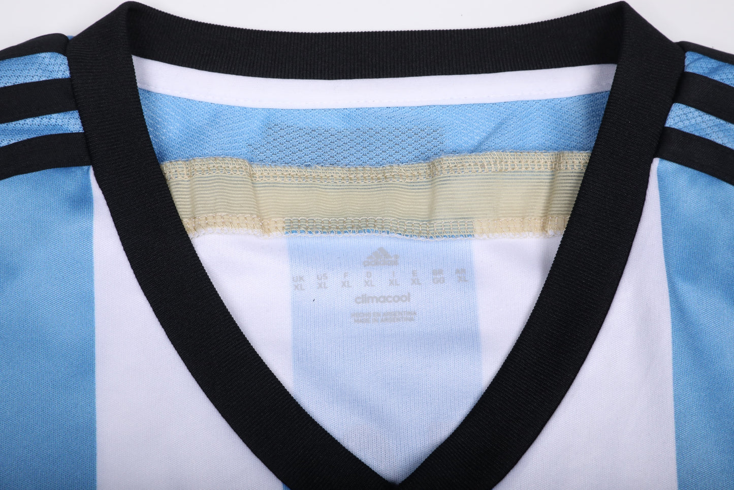 Argentina 2014 Home Jersey Lionel Messi #10 World Cup vs Netherlands Kit - (9/10) - XL