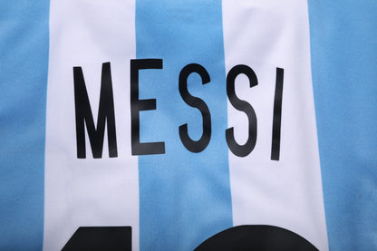 Argentina 2014 Home Jersey Lionel Messi #10 World Cup vs Netherlands Kit - (9/10) - XL