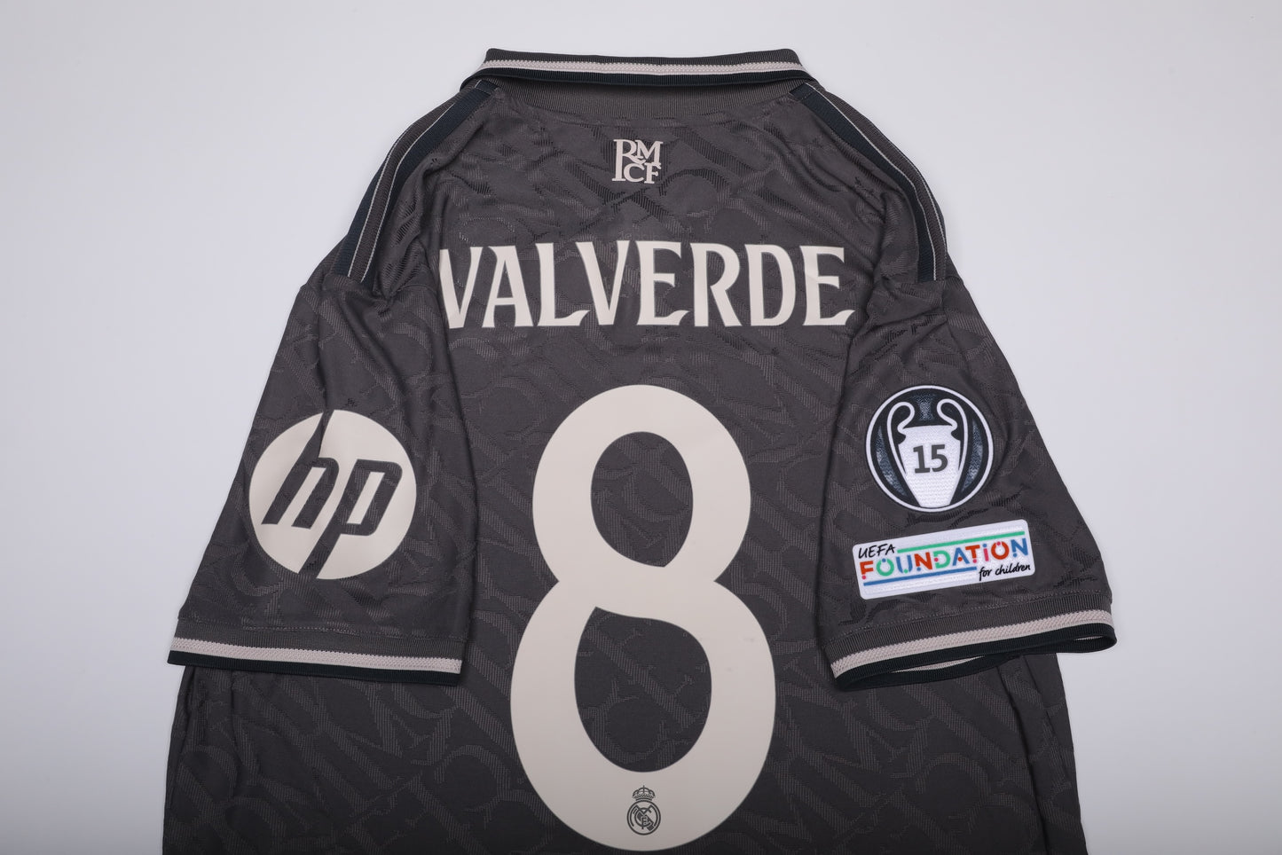 Real Madrid CF 2024-25 Authentic Third Federico Valverde #8 UCL Kit - L *BNWT*