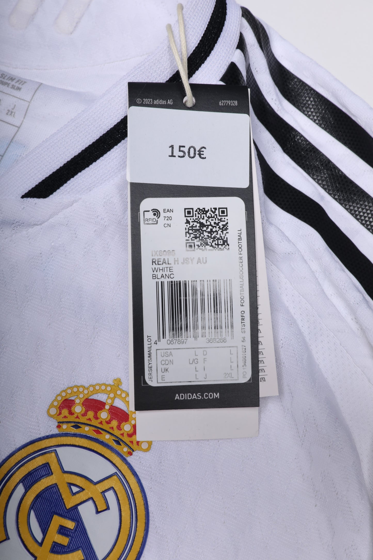 Real Madrid CF 2024-25 Authentic Bellingham #5 UCL Kit - L *BNWT*