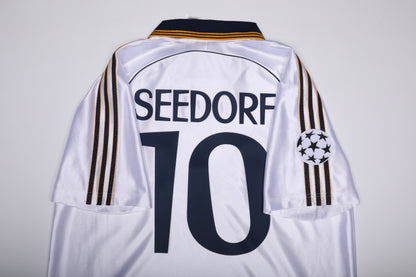 Real Madrid CF 1999-00 Home Jersey Seedorf #10 UCL Kit (2024 Reissue) - L *BNWT*