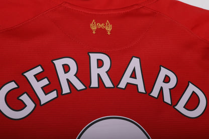 Liverpool FC 2013-14 Home Jersey Steven Gerrard #8 Kit - (7/10) - M