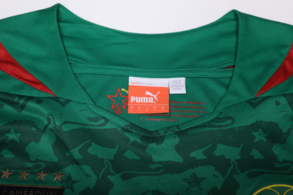 Cameroon 2014-15 Home Jersey Samuel Eto'o #9 Kit - (8.5/10) - L