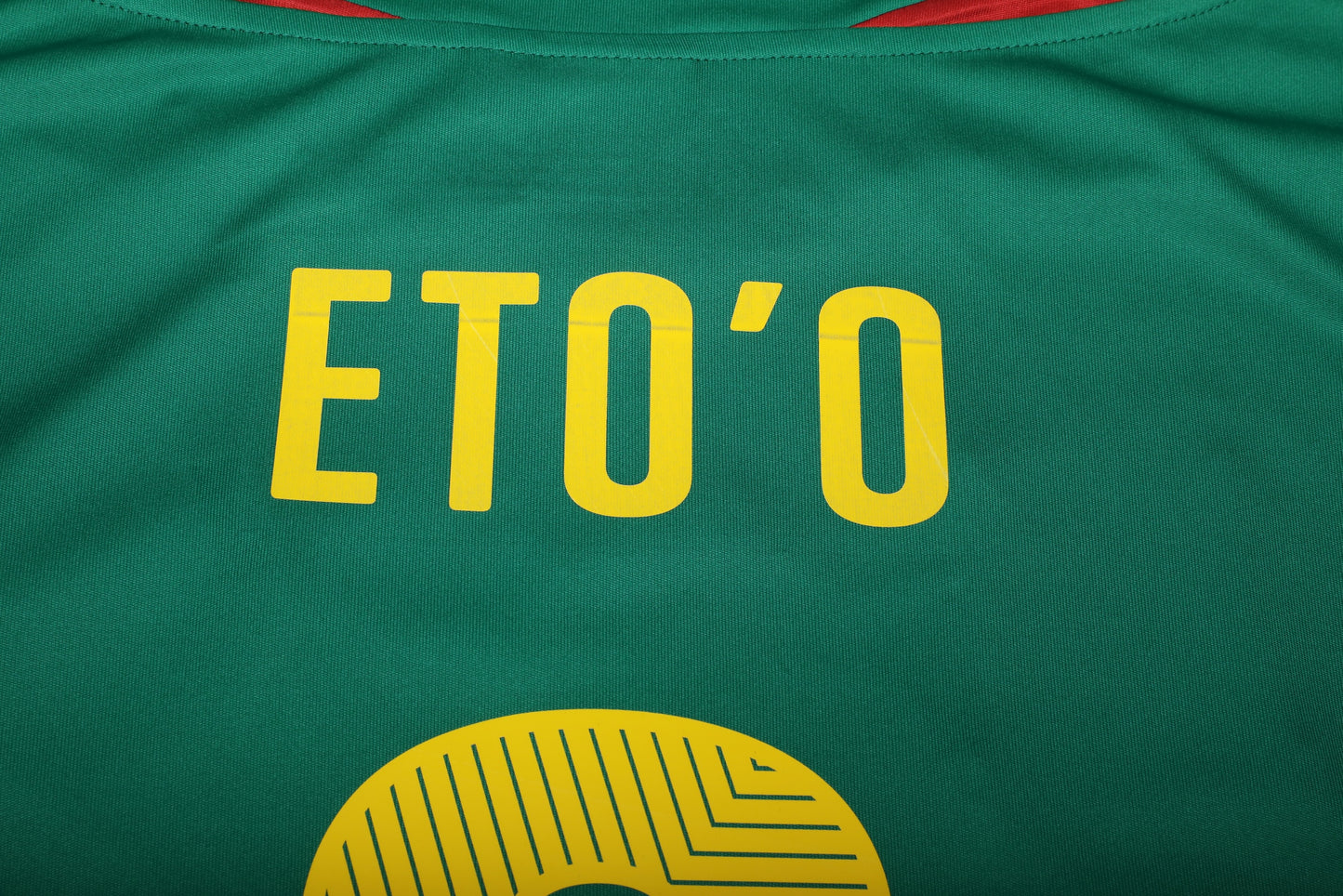 Cameroon 2014-15 Home Jersey Samuel Eto'o #9 Kit - (8.5/10) - L