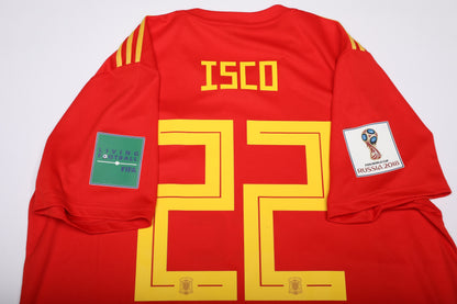 Spain 2018 Home Jersey Isco #22 World Cup Kit - XL *BNWT*