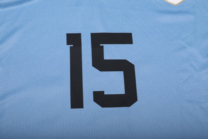 Uruguay 2022-23 Home Jersey Valverde #15 Kit - XL *BNWT*