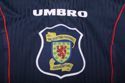 Scotland 1996-98 Home Jersey Jackie McNamara #2 Kit - (9/10) - XL