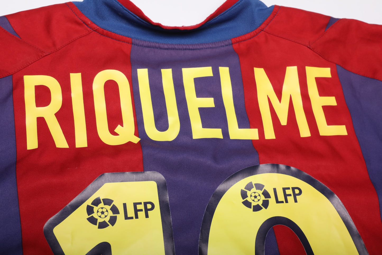 FC Barcelona 2002-03 Home Jersey Riquelme #10 Kit - (8/10) - M