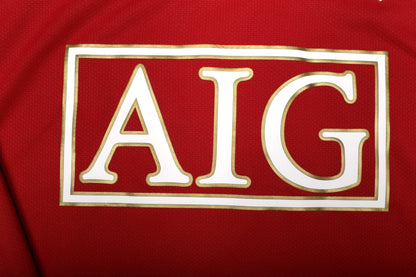 Manchester United 2006-07 Home Jersey Rooney #8 L/S Kit - (9.5/10) - L