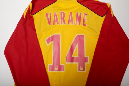 RC Lens 2010-11 Home Jersey Raphael Varane #14 L/S Kit - (9/10) - XL
