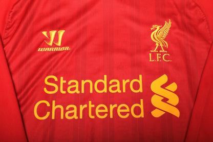 Liverpool FC 2013-14 Home Jersey Luis Suarez #7 L/S Kit - (9.8/10) - L