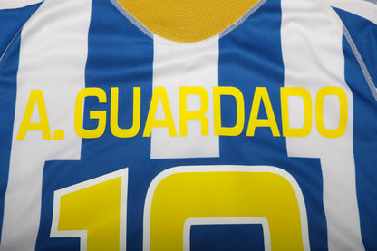 Real Club Deportivo La Coruna 2007-08 Home Jersey Andres Guardado #18 Kit - (7.5/10) - L