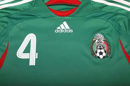 Mexico 2007-08 Home Jersey Rafa Marquez #4 Kit - (7/10) - L