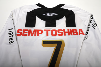 Santos FC 2009 Away Jersey Neymar Jr #7 L/S Kit - (9/10) - M