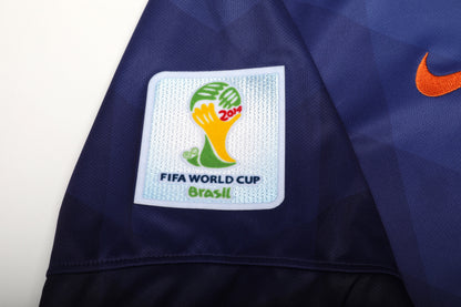 Netherlands 2014-15 Away Jersey Van Persie #9 World Cup Kit - (9/10) - L