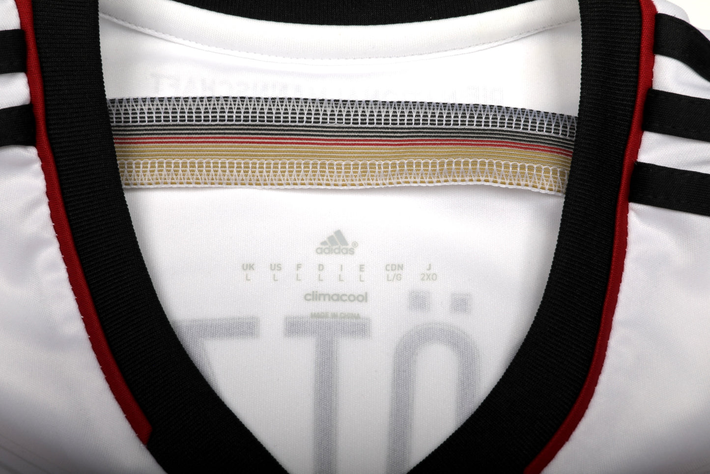 Germany 2014-15 Home Jersey Mario Gotze #19 2014 World Cup Kit - (9/10) - L