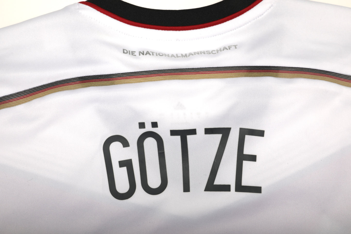 Germany 2014-15 Home Jersey Mario Gotze #19 2014 World Cup Kit - (9/10) - L