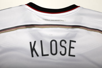 Germany 2014-15 Home Jersey Klose #11 2014 World Cup Kit - (9/10) - XL