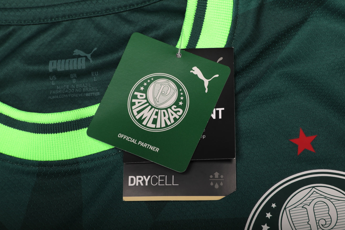 Palmeiras 2023 Home Jersey Endrick #9 L/S Kit - L *BNWT*