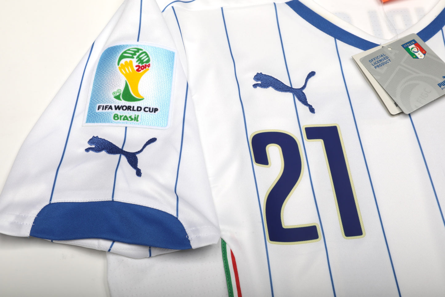 Italy FIGC 2014-15 Away Jersey Andrea Pirlo #21 Kit - XL *BNWT*