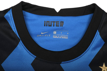 Inter Milan 2020-21 Home Jersey Lautaro #10 Kit - (9/10) - L