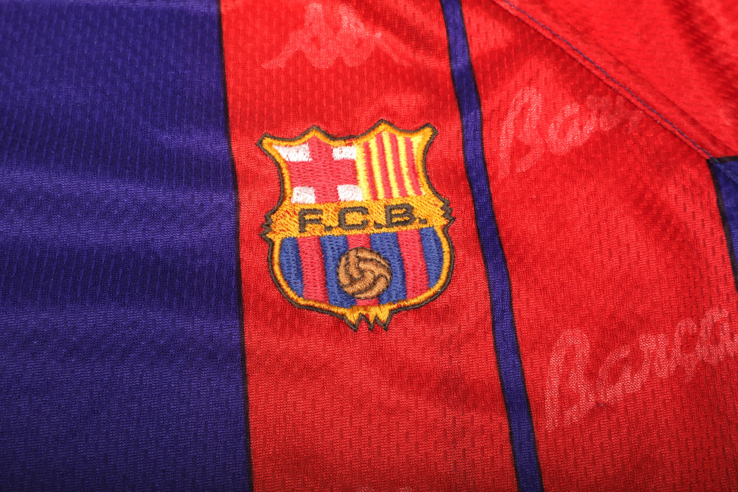 FC Barcelona 1997-98 Home Jersey Luis Enrique #21 Kit - (7/10) - XL