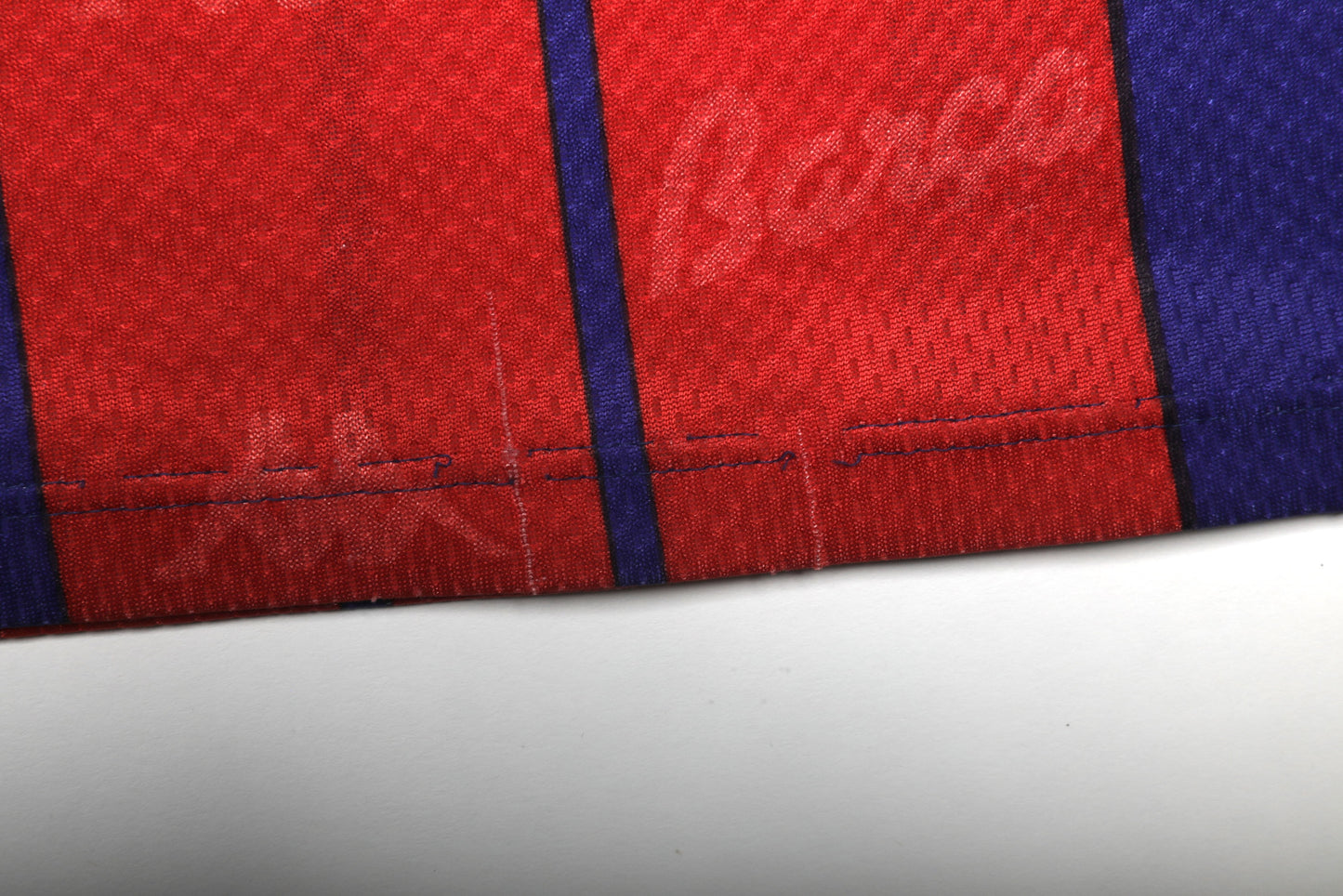 FC Barcelona 1997-98 Home Jersey Luis Enrique #21 Kit - (7/10) - XL