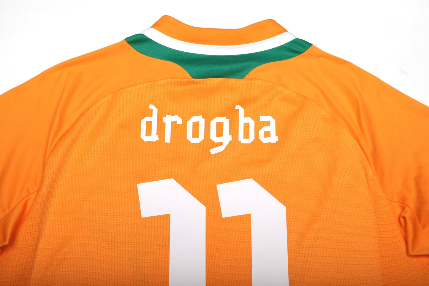 Ivory Coast 2012-13 Home Jersey Didier Drogba #11 Kit - (9/10) - L