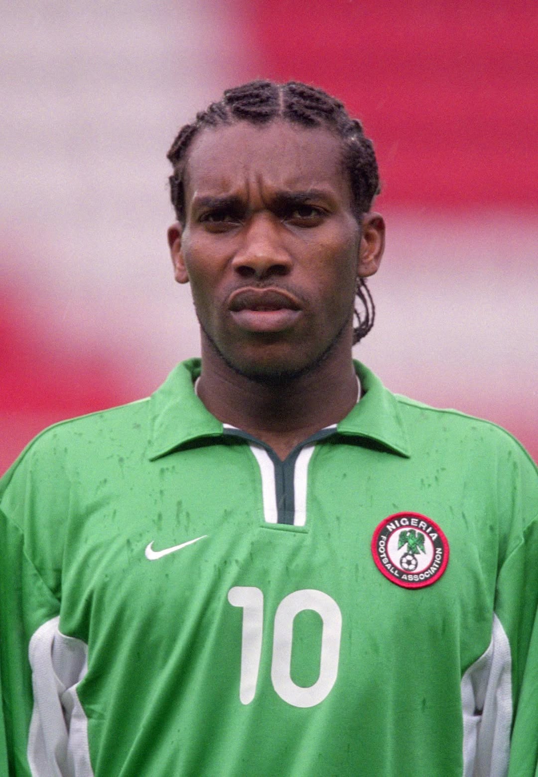 Nigeria 2000-01 Home Jersey Jay-Jay Okocha #10 Kit - (8/10) - XL