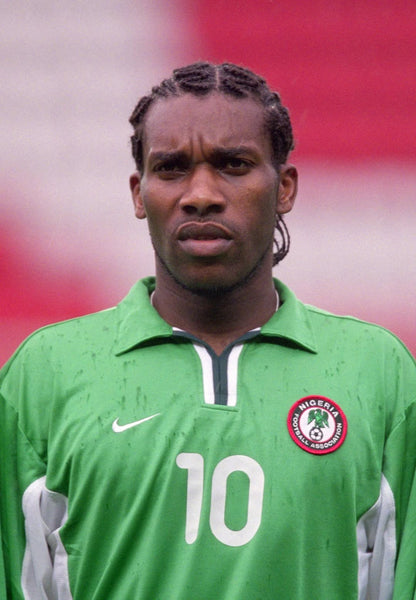 Nigeria 2000-01 Home Jersey Jay-Jay Okocha #10 Kit - (8/10) - XL