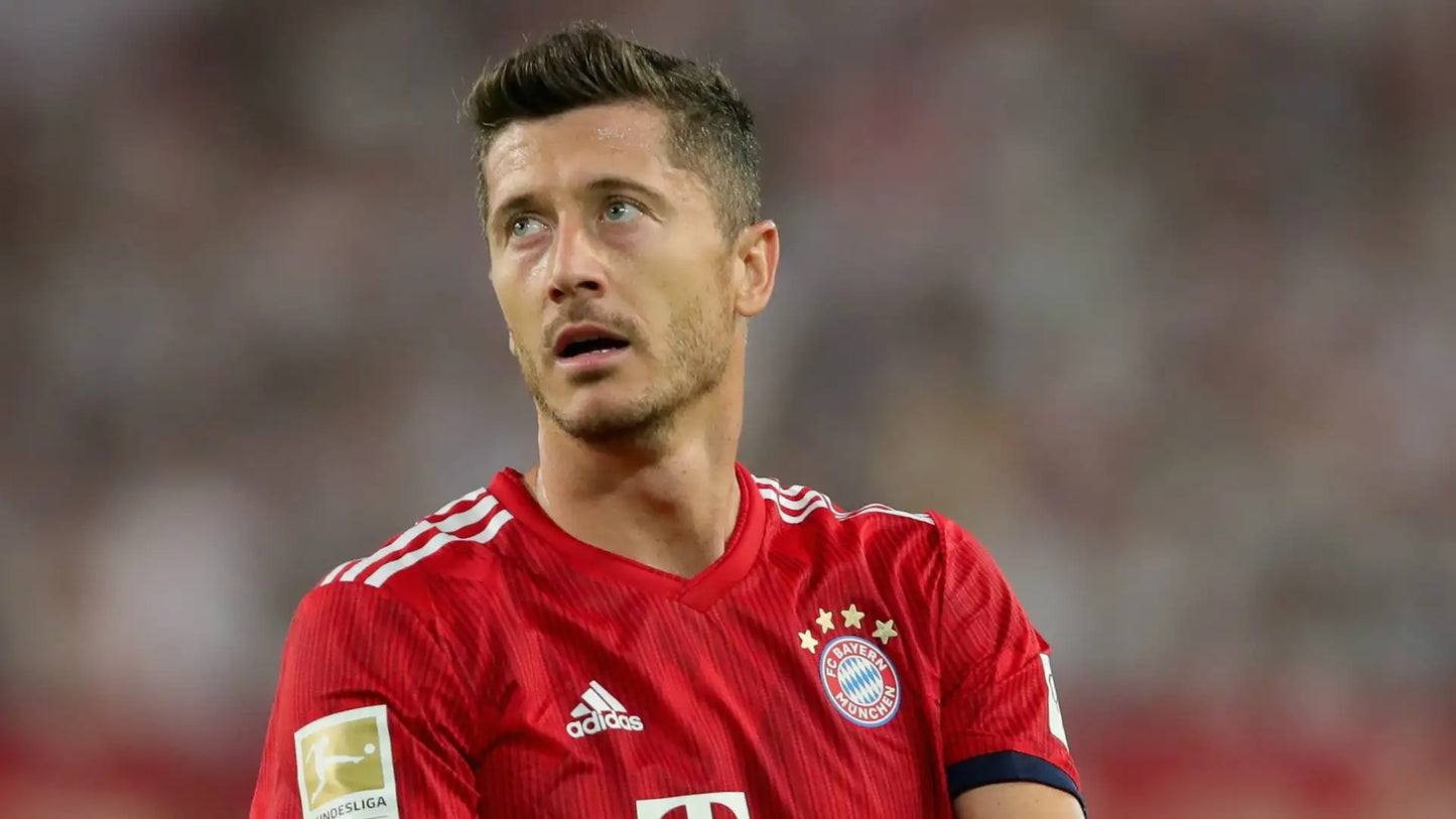 Bayern Munich 2018-19 Home Jersey Lewandowski #9 Kit - (8/10) - XL