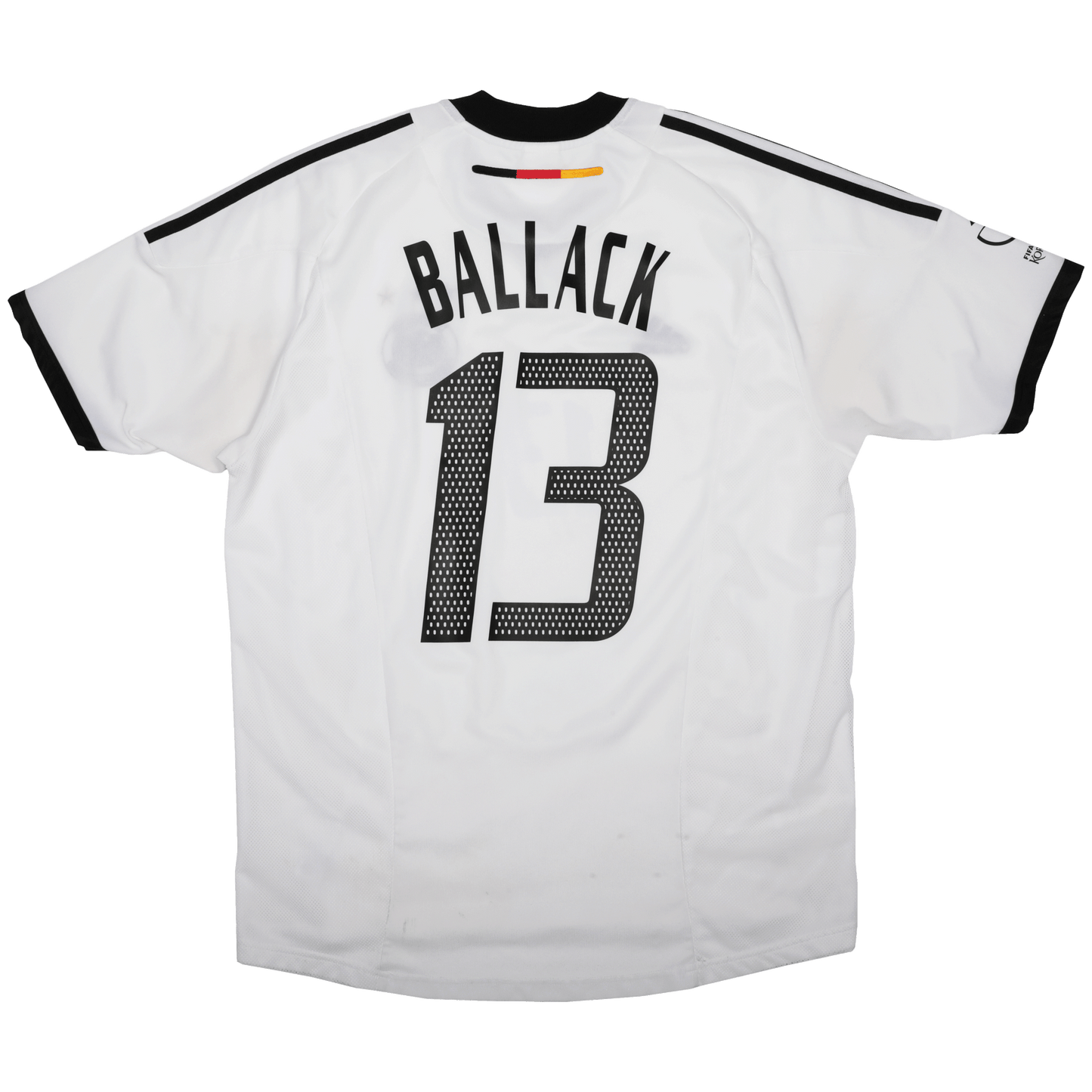 Germany 2002-04 Home Jersey Ballack #13 Kit - (6/10) - L