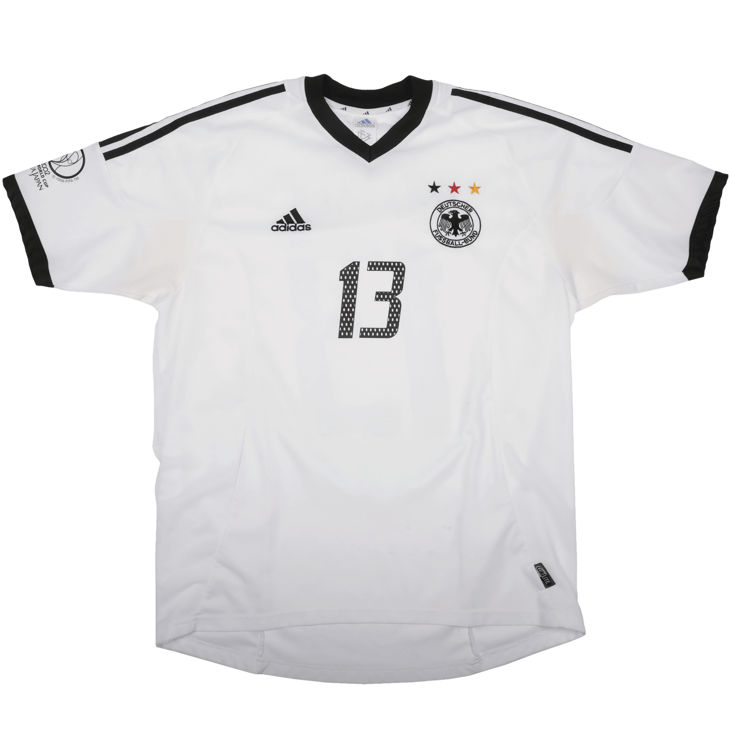 Germany 2002-04 Home Jersey Ballack #13 Kit - (6/10) - L