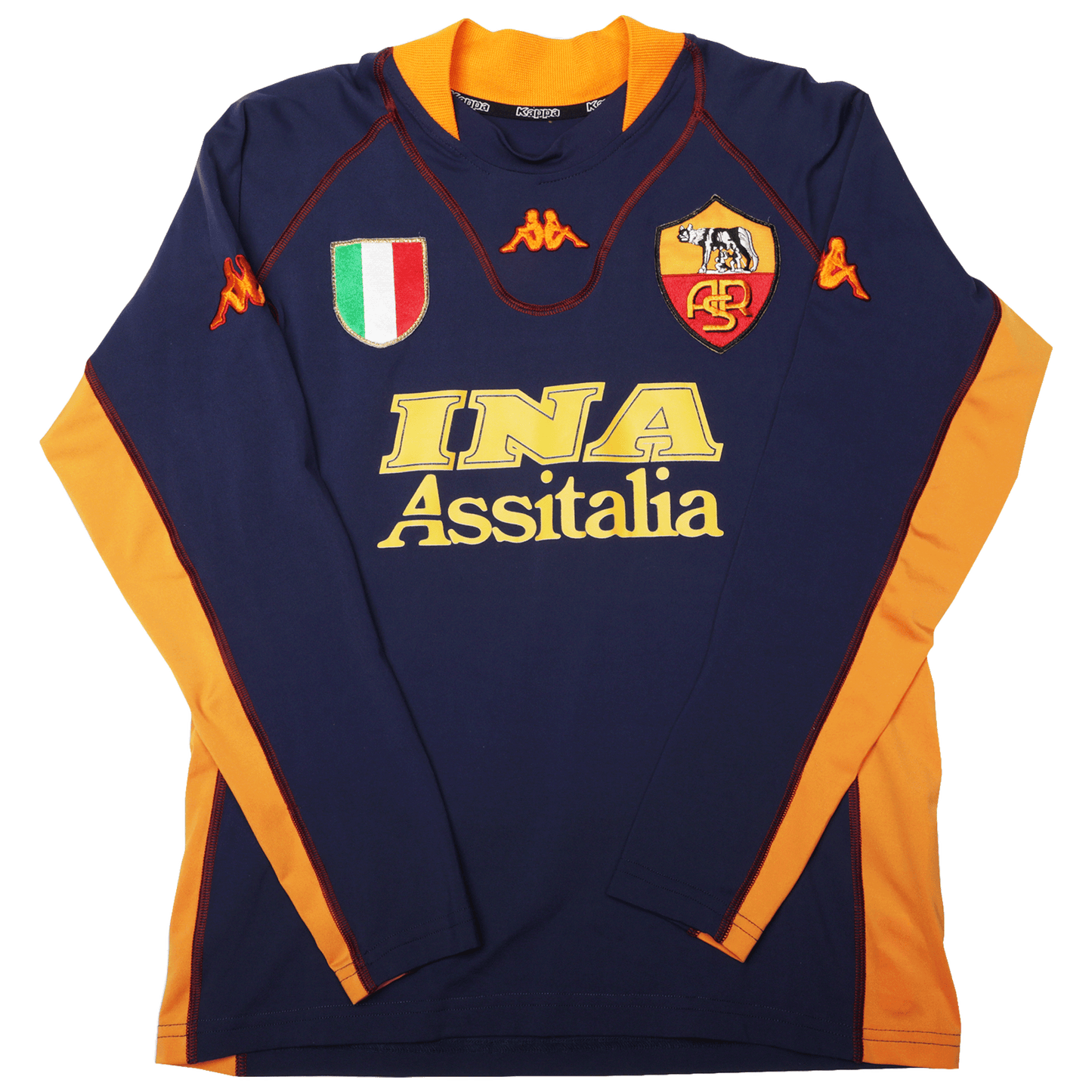 AS Roma 2001-02 Third Jersey Batistuta #20 L/S Kit - (8/10) - M