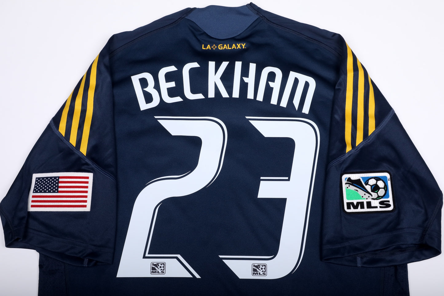 LA Galaxy 2009-11 Away Authentic Jersey David Beckham #23 FORMOTION Kit - L *BNWT*