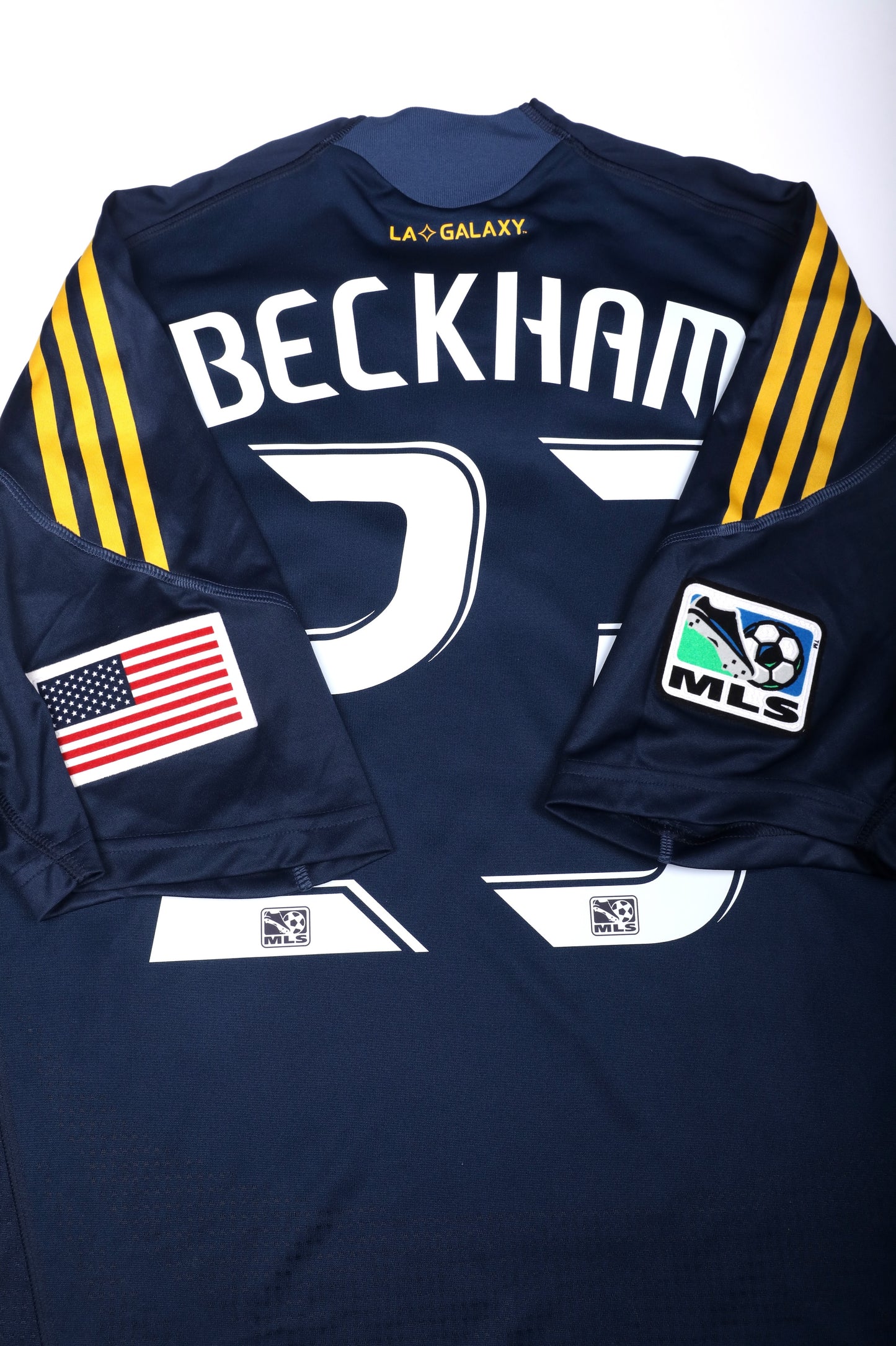LA Galaxy 2009-11 Away Authentic Jersey David Beckham #23 FORMOTION Kit - L *BNWT*