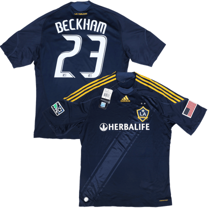 LA Galaxy 2009-11 Away Authentic Jersey David Beckham #23 FORMOTION Kit - L *BNWT*
