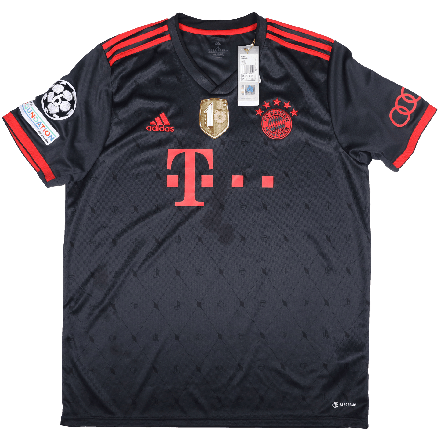 Bayern Munich 2022-23 Third Jersey Choupo-Moting #13 UCL Kit - (6/10) - XL