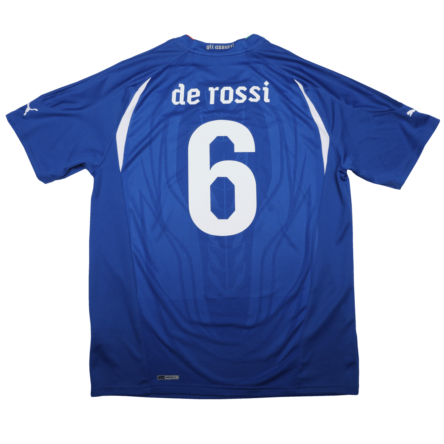 Italy 2010-12 Home Jersey De Rossi #6 Kit - (8.5/10) - XL