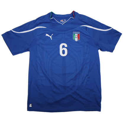 Italy 2010-12 Home Jersey De Rossi #6 Kit - (8.5/10) - XL