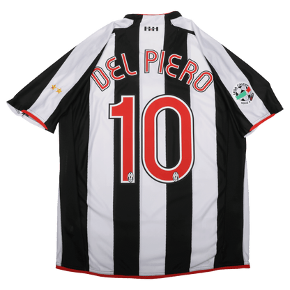 Juventus 2007-08 Home Jersey Del Piero #10 Kit - (9.5/10) - L