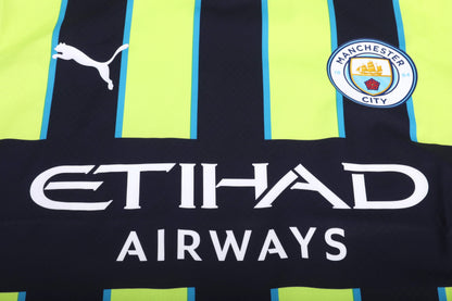 Manchester City 2024-25 Authentic Away Jeremy Doku #11 Kit - L *BNWT*