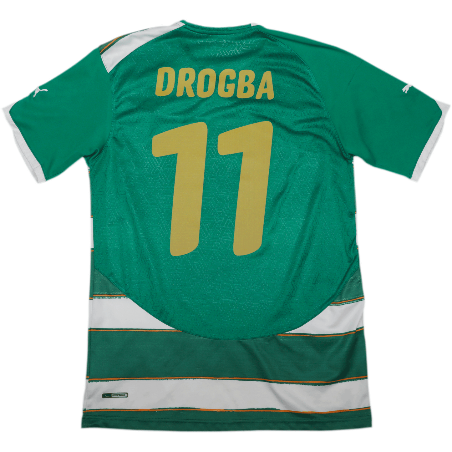 Ivory Coast 2010-11 Away Jersey Didier Drogba #11 Kit - (6/10) - M