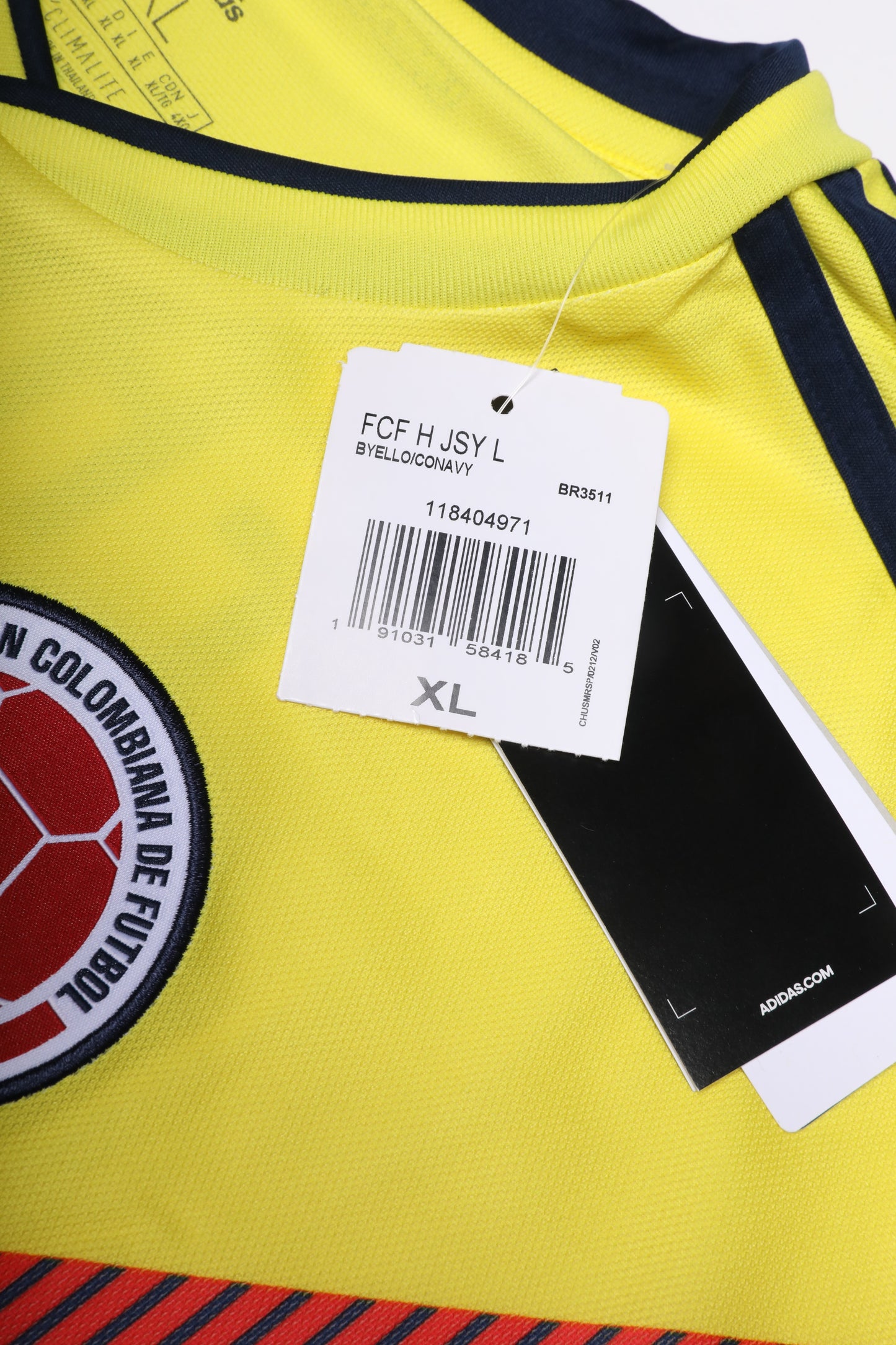 Colombia 2018 Home Jersey Radamel Falcao 9 L/S Kit - XL *BNWT*