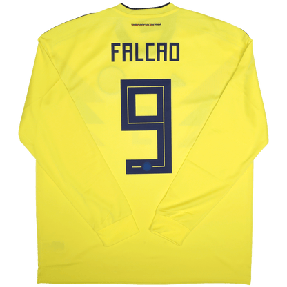 Colombia 2018 Home Jersey Radamel Falcao 9 L/S Kit - XL *BNWT*
