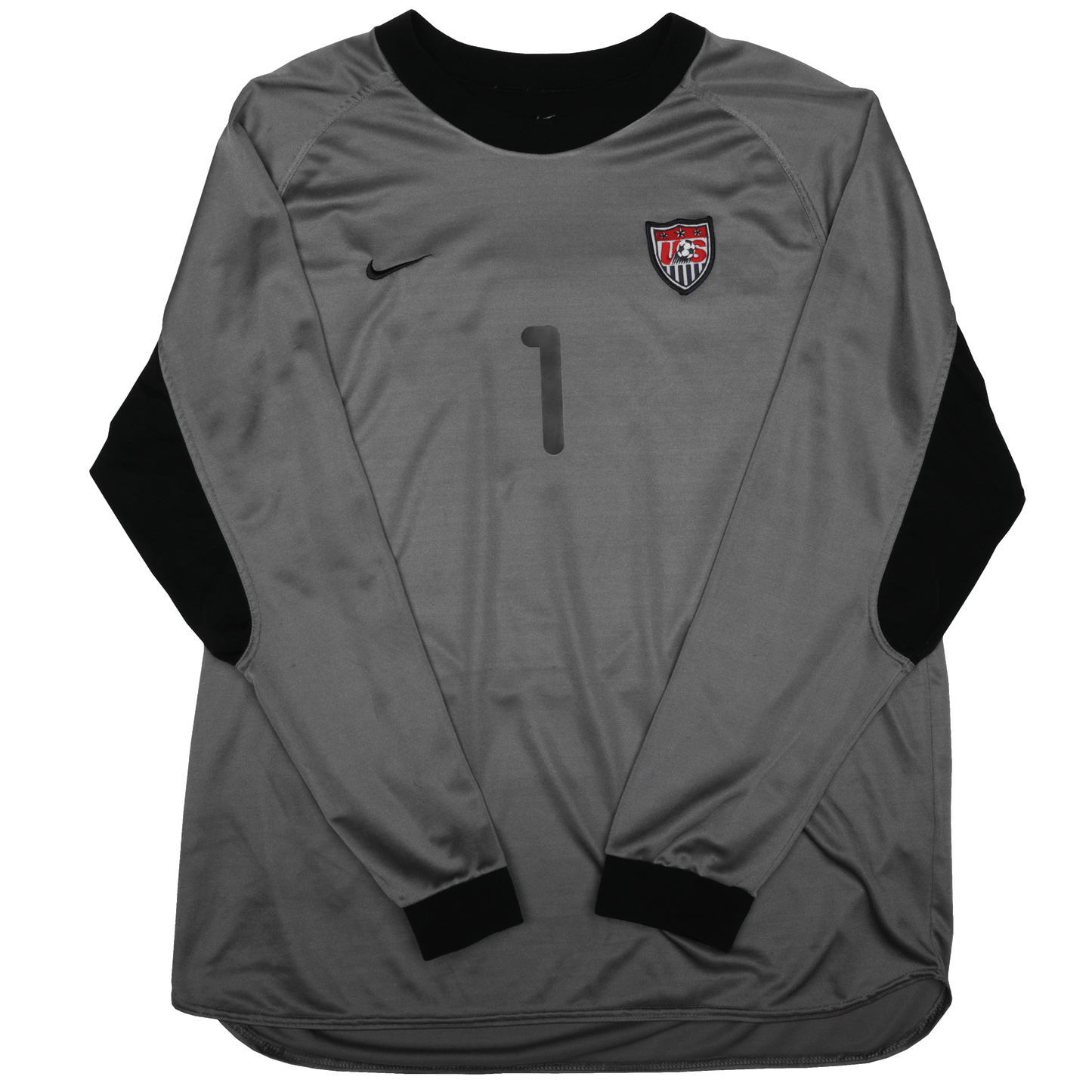 USMNT 2000 GK Jersey Brad Friedel #1 Silver/Black Kit - (7/10) - XL